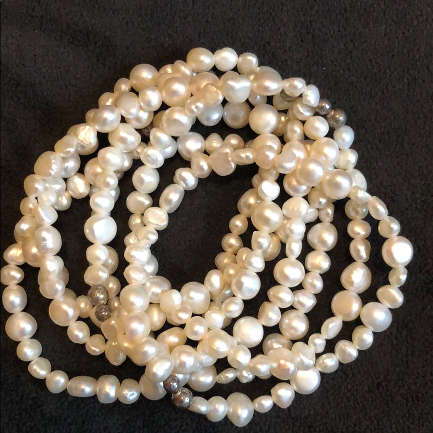 White Stackable Bracelet
